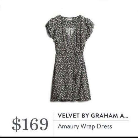 Velvet Graham & Spencer Amaury Wrap Dress - Picture 3 of 6